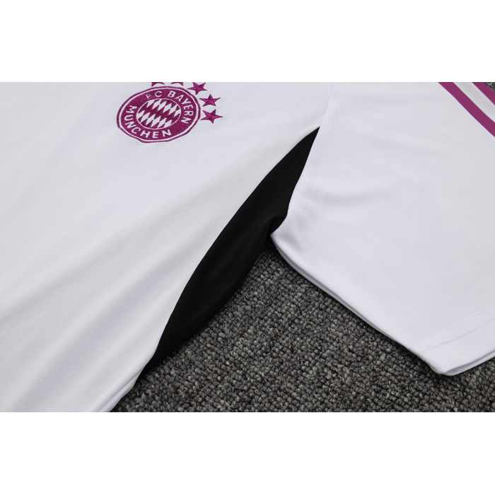Chandal del Bayern Munich Manga Corta 23-24 Blanco - Pantalon Corto - Haga un click en la imagen para cerrar